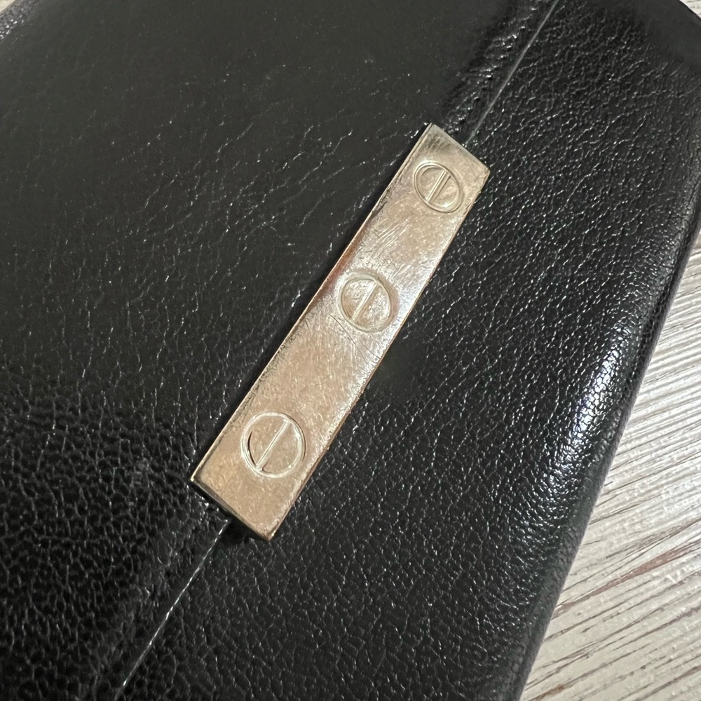 CARTIER Black Leather Wallet - Picture 3 of 12
